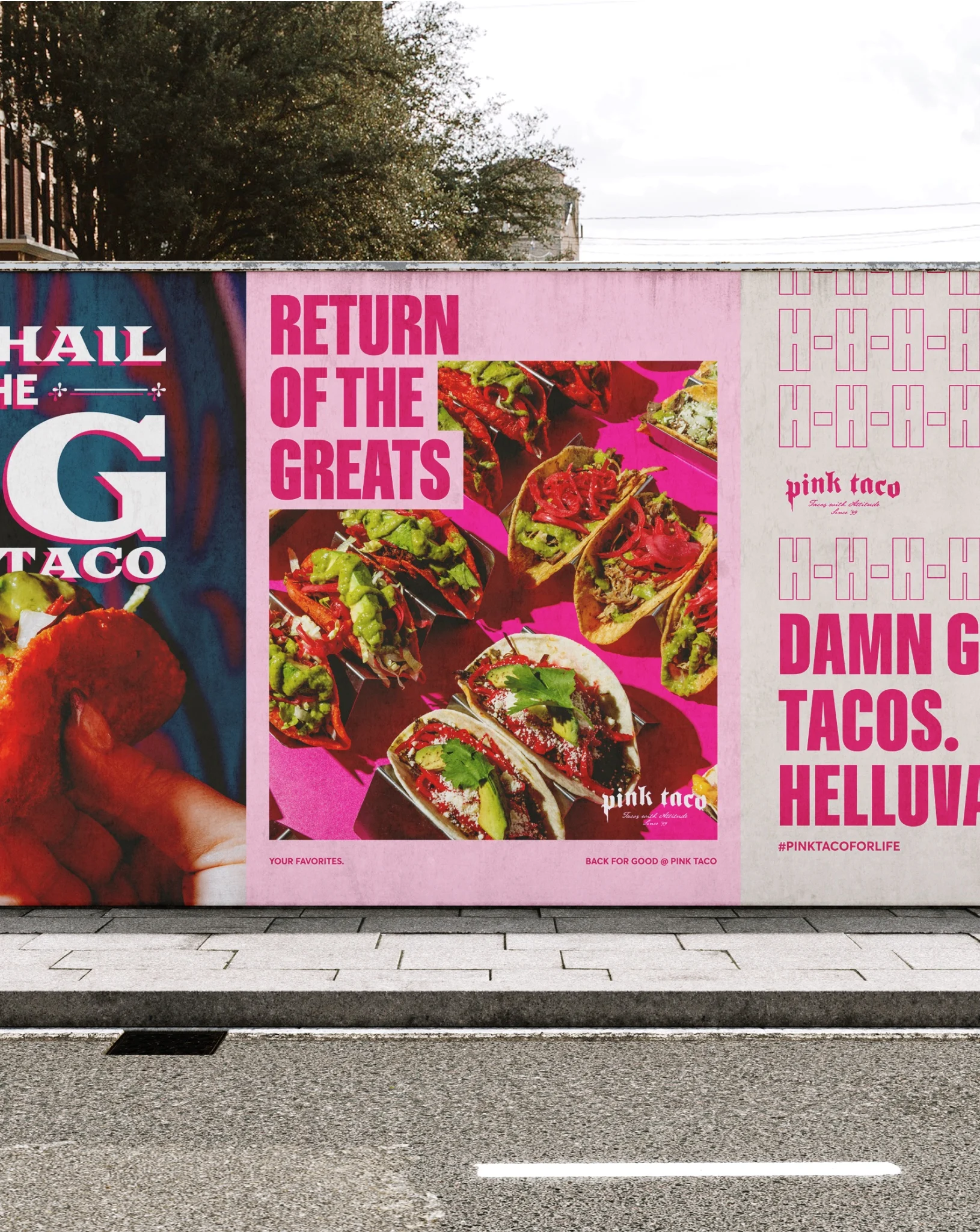 Pink Taco billboard